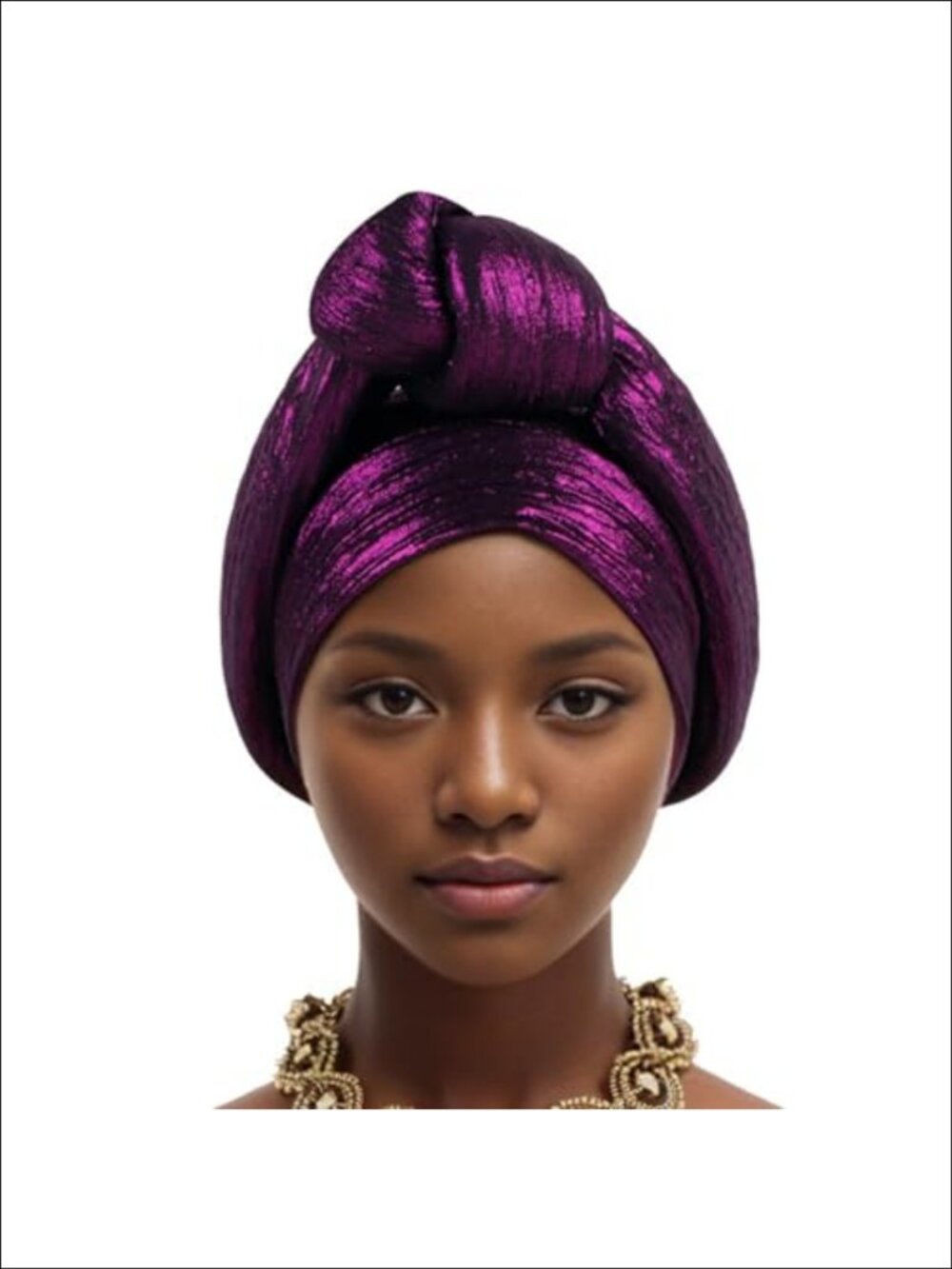 Pre-Tied Knotted Turban Cap Beanie Stretch Head Wrap